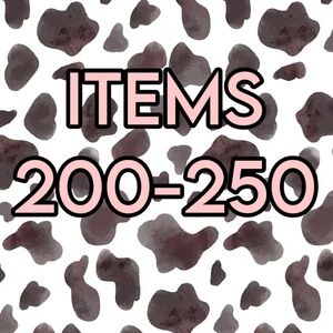 Items 200-250
